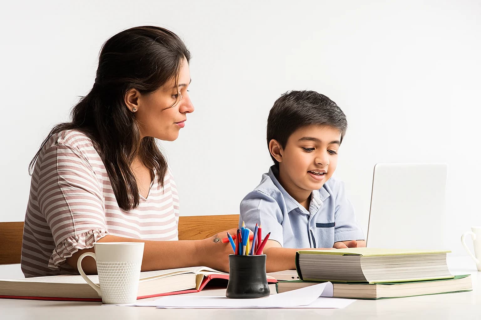 Happy families and children at Mayur Child Care Center